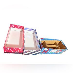 Holiday Gift Box Set - Pink, Blue, Purple